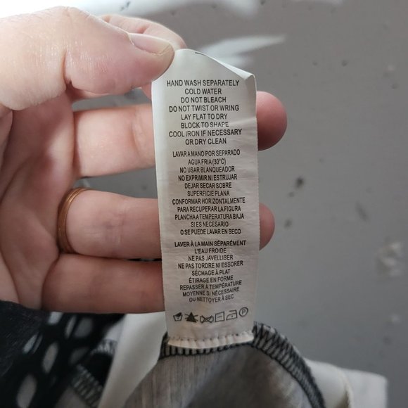 Kensie Womens Mesh Colorblock Black and White Sleeveless Dress Size Large Summer - Picture 7 of 10